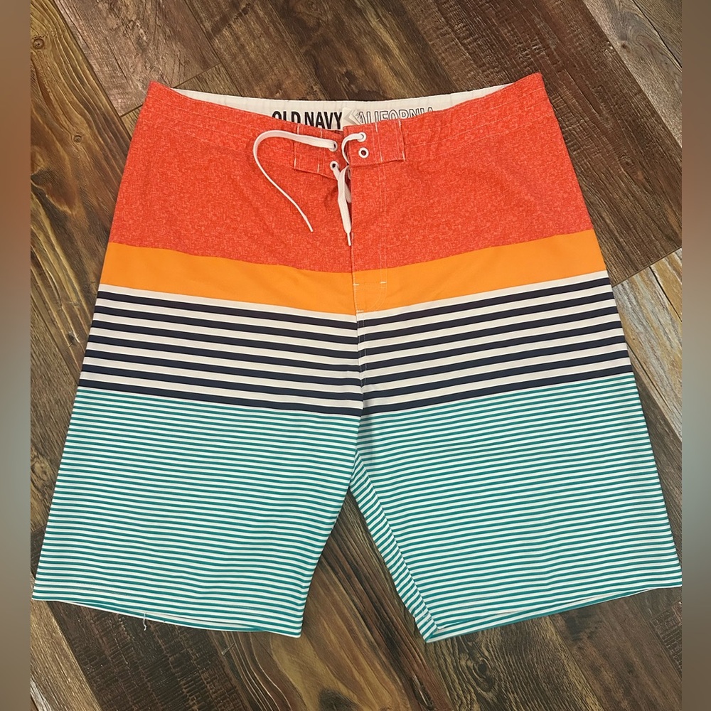 Men’s Old Navy swim trunks. 38